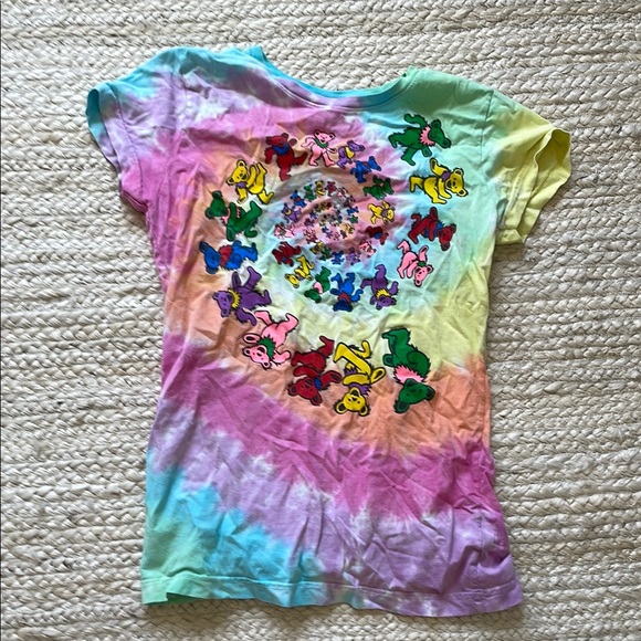 Liquid Blue Pink and Yellow Short Sleeve Tee - Picture 1 of 3